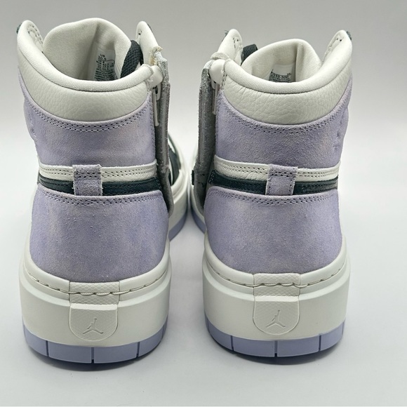 Women’s Air Jordan 1 Elevate High Sz 10.5 Titanium/DK Smoke Grey Sail m - Picture 4 of 11